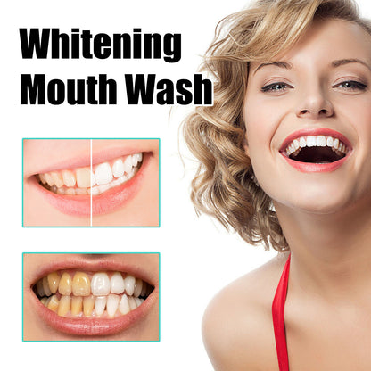 Whitening Mouth Wash, Beauty Shine White Teeth And Fresh Breath Odor Clean Mouth Care Gums
