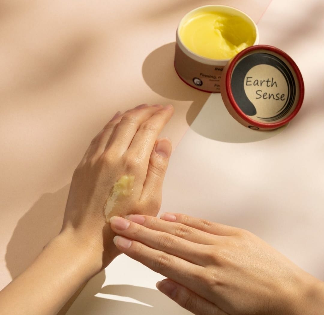 Organic Warming Massage Balm 100ml - For Face, hands, arms & whole body - 1 piece