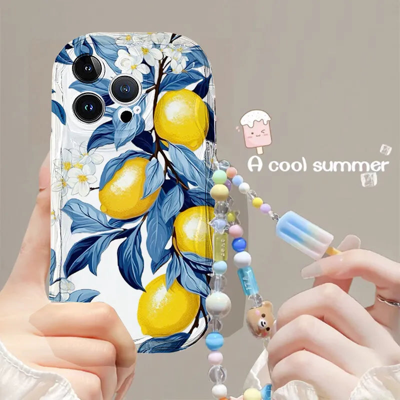 Coque de téléphone Fleurs et Citron — Xiaomi POCO X7 / X6 Pro