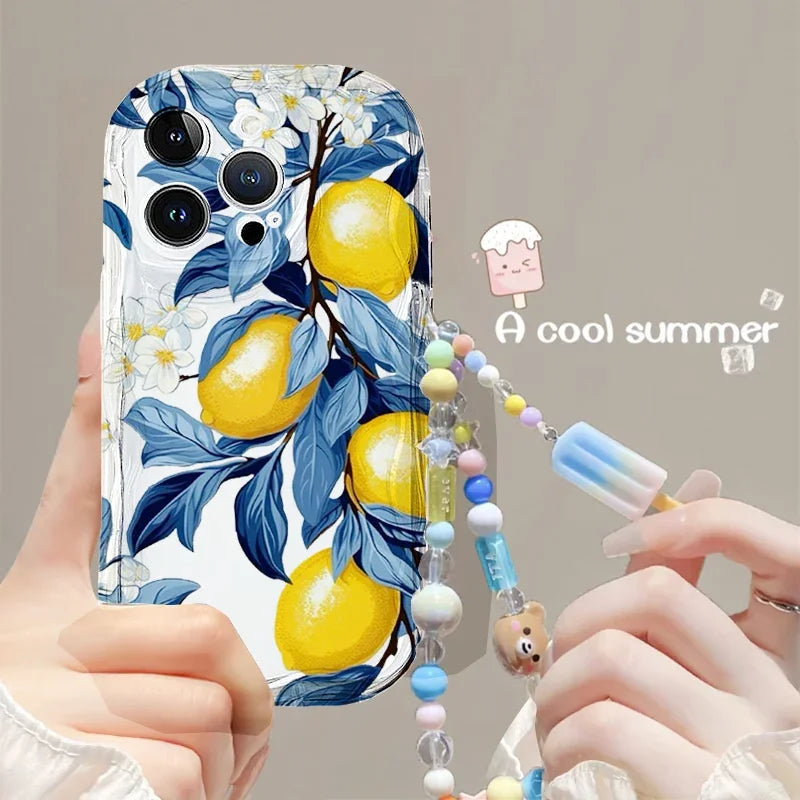 Coque Téléphone Fleurs & Citron — Xiaomi POCO X7 / X6 Pro