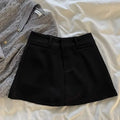 Mini Jupe Streetwear Noire — Style Preppy Tendance Femme