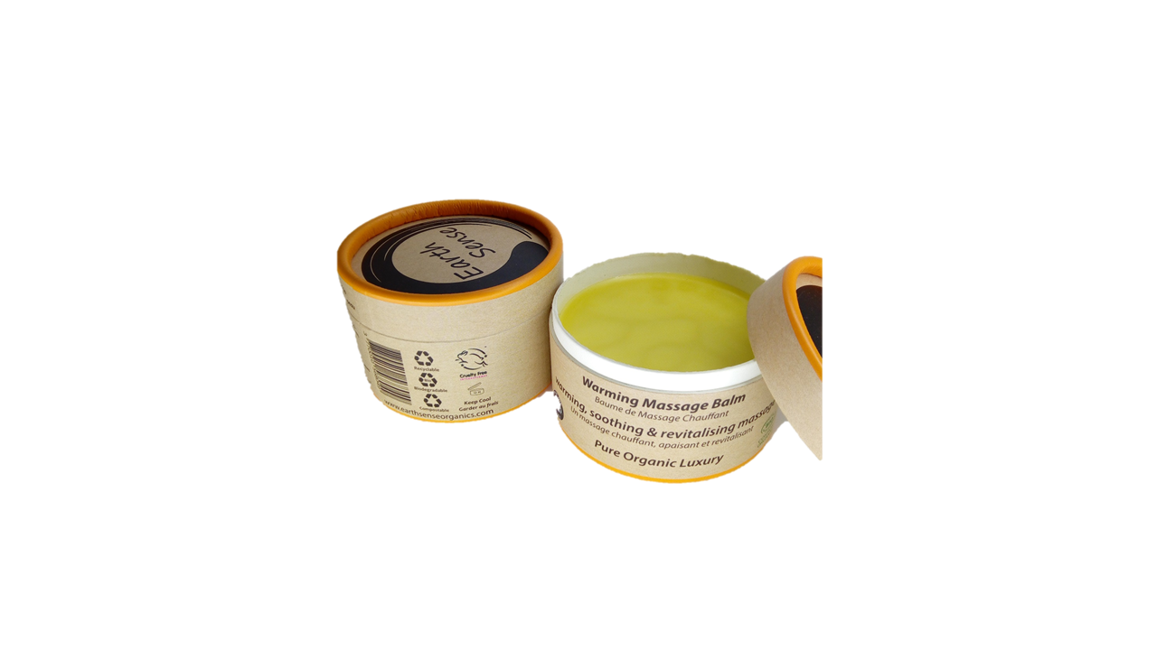 Organic Warming Massage Balm 100ml - For Face, hands, arms & whole body - 1 piece