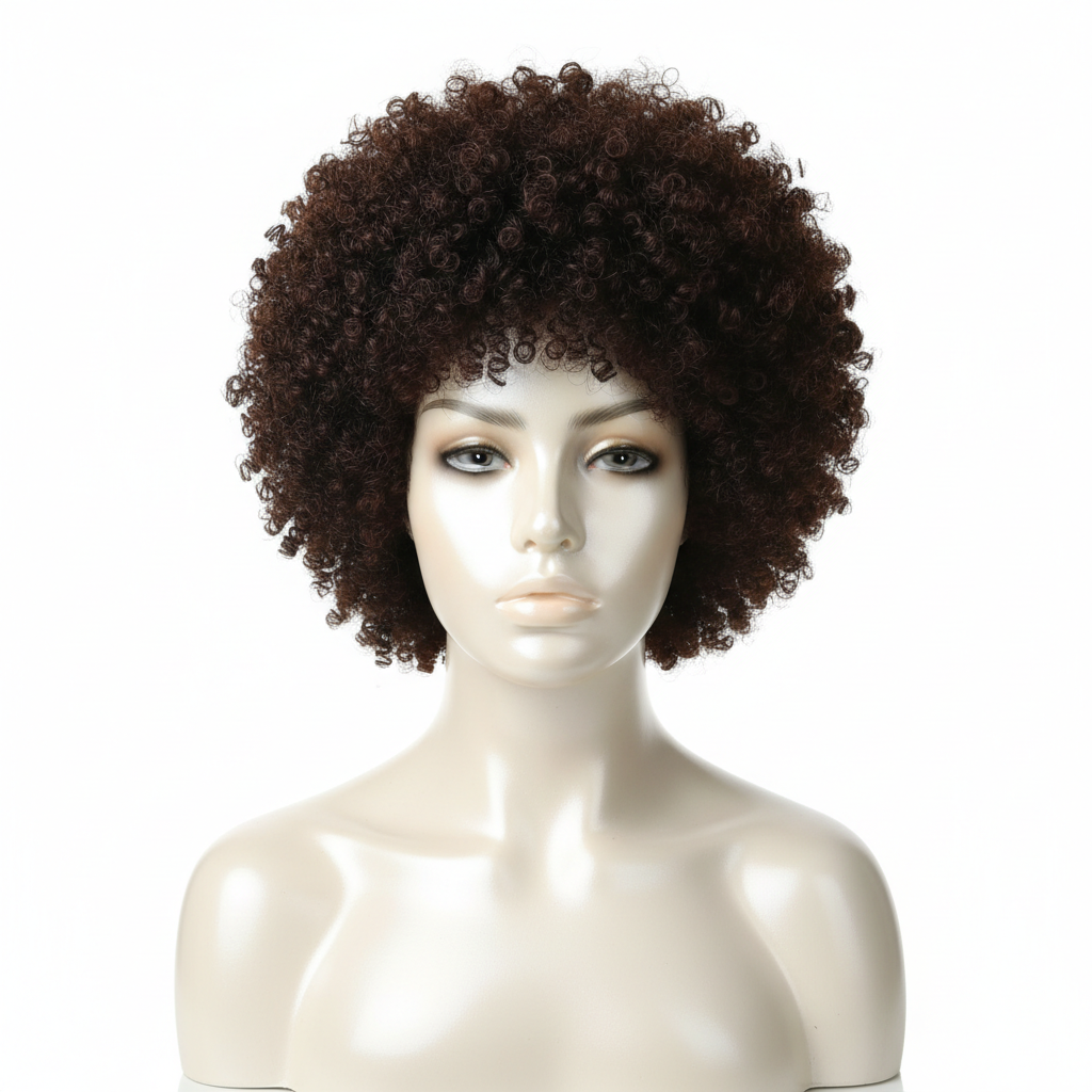 Perruque afro courte